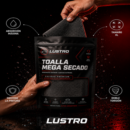 Lustro® - Toalla de Secado de Microfibra